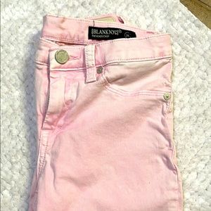 Blank NYC pink jeans